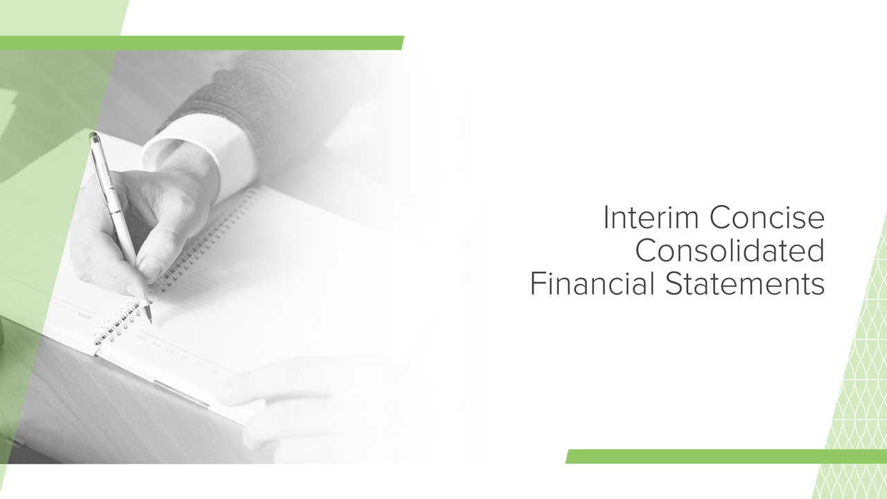 Interim Concise Consolidated Financial Statements for the period ended 30 September 2024